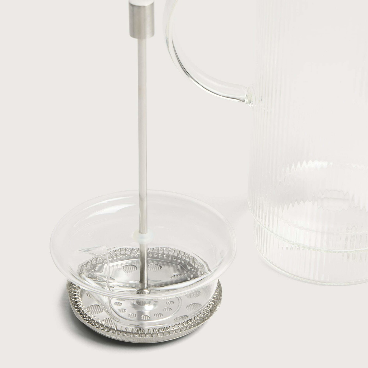 ferm LIVING Ripple Thermal French Press in Clear