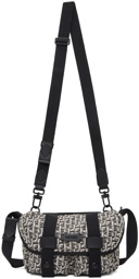 Kenzo Black & White Jacquard Belt Bag