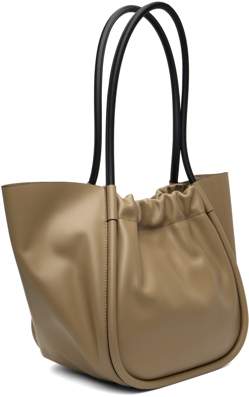 Proenza Schouler Taupe Large Ruched Tote