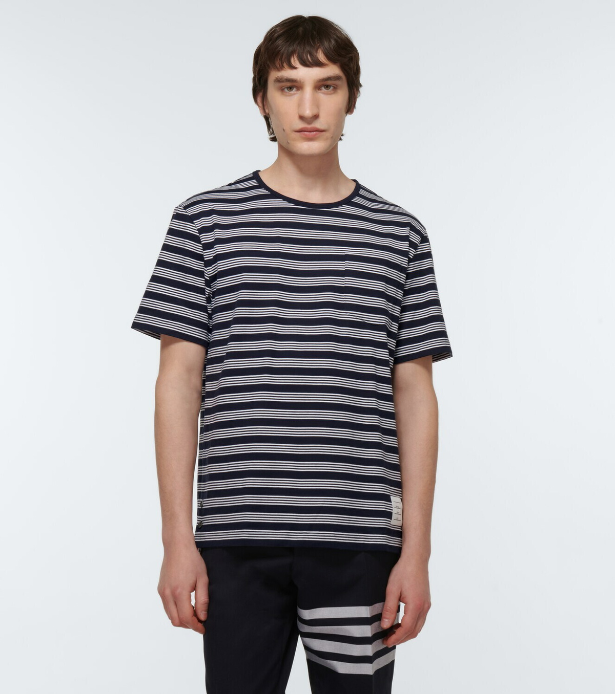 【送料&関税込】Thom Browne Striped Cotton T-shirt Thom Browne Striped cotton T-shirt Thom Browne