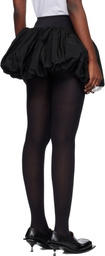 VAQUERA Black Pouf Miniskirt