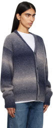 Études Navy Alpaca Cardigan