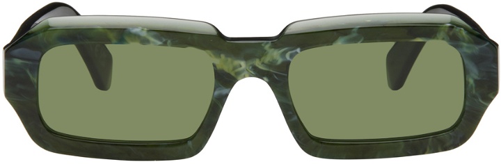 Photo: RETROSUPERFUTURE Green Fantasma Sunglasses