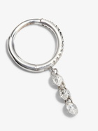 Persée 18K White Gold Diamond Hoop Earring