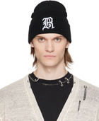 R13 Black 'R13' Beanie