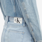 Calvin Klein Women's Micro Mini Skirt in Denim Light