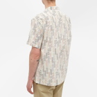 Beams Plus Men's Beach Vacation Shirt in Off White