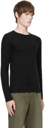 Second/Layer Black Zero Thermal Long Sleeve T-shirt