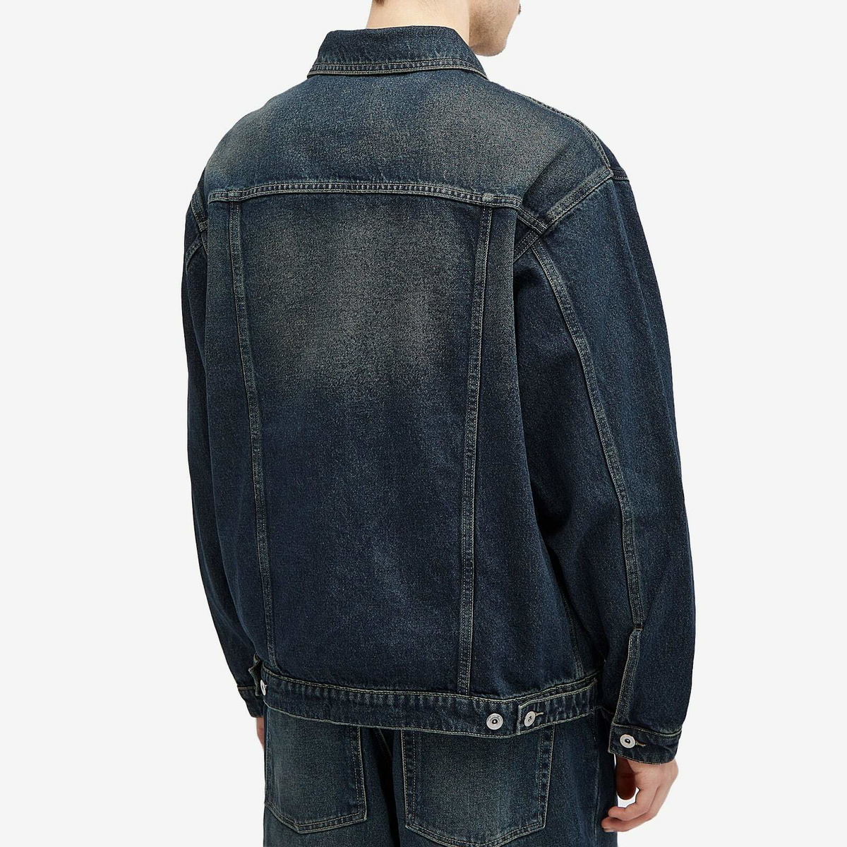 Polar Skate Co. Men's Patrik Denim Jacket in Dirty Blue Polar