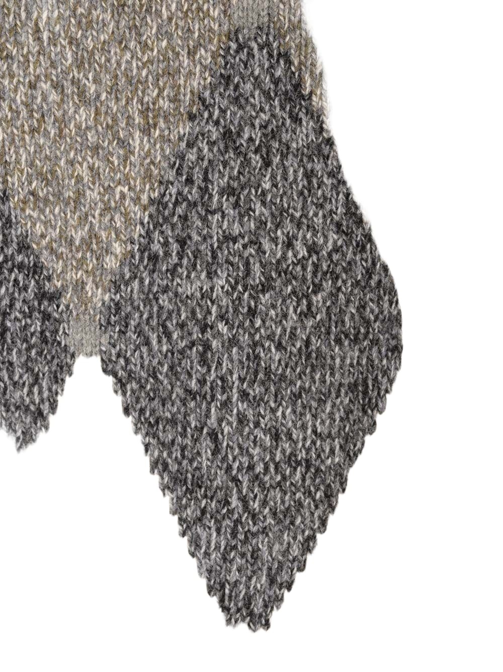 Ballantyne Diamond Mouline Wool Sweater