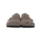 Officine Creative Grey Suede Agora 4 Sandals