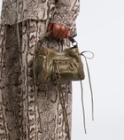 Balenciaga Le City Nano leather top-handle bag
