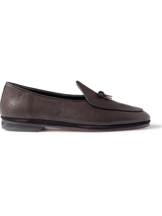 Photo: RUBINACCI - Marphy Leather Tasselled Loafers - Black - EU 40