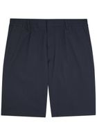 NN07 Billie Striped Seersucker Swim Shorts Navy