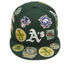 New Era Image Oakland Athletics All Over 59Fifty Cap in Green