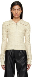 Nanushka Off-White Leiko Long Sleeve T-Shirt
