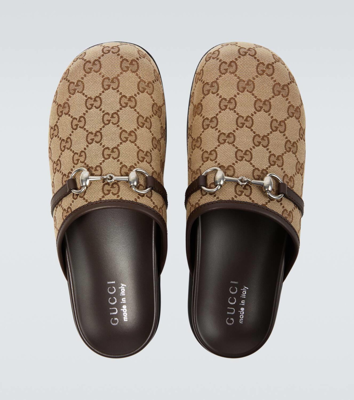 Gucci Horsebit GG canvas mules Gucci