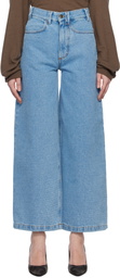 Meta Campania Collective Blue Egon Wide-Leg Washed Jeans