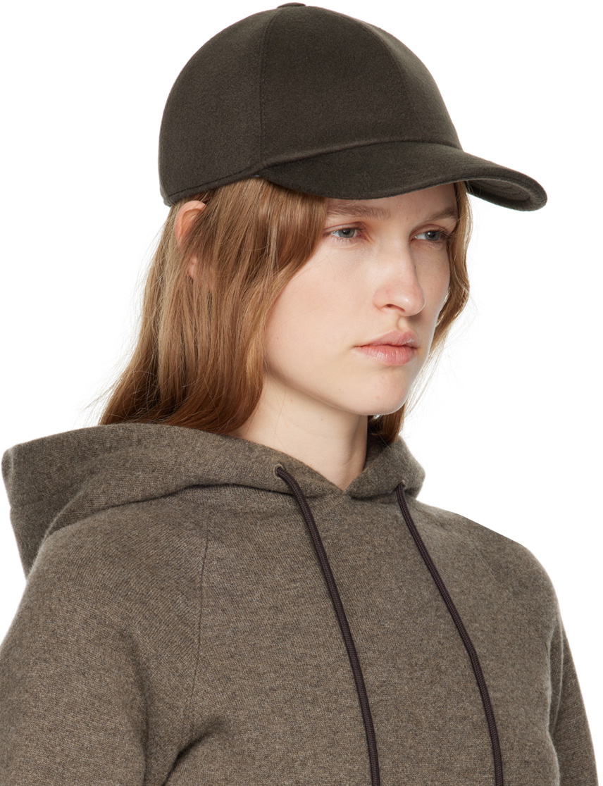 The Row Khaki Caspian Cap