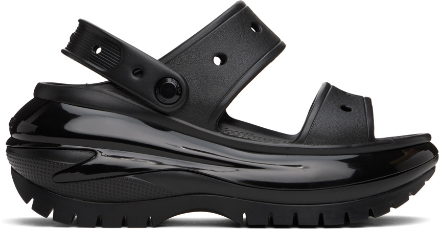 Crocs Black Mega Crush Sandals Crocs