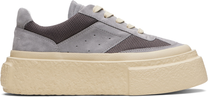 Photo: MM6 Maison Margiela Gray Platform Sneakers