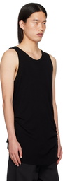 Julius Black Twisted Tank Top