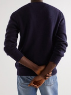 Ralph Lauren Purple label - Embroidered Cashmere Sweater - Blue