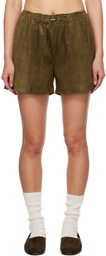 Carter Young Green A-Line Shorts