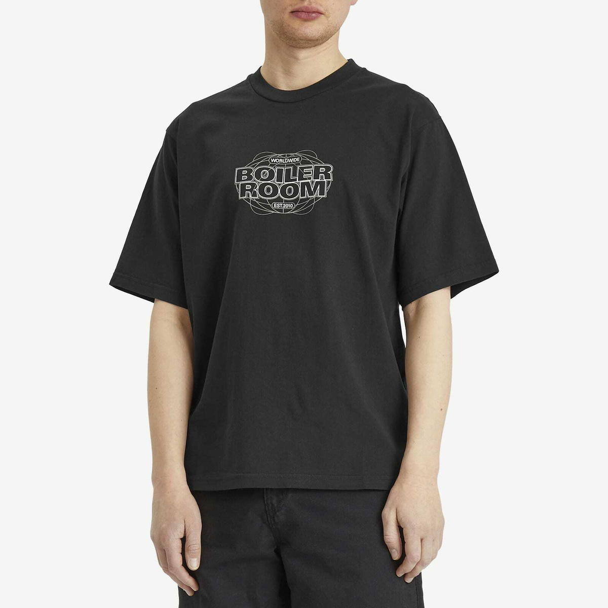 BOILER ROOM Petrol LS T-Shirt Black メッシュ BOILER ROOM Petrol LS T-Shirt Black メッシュ