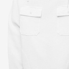 Engineered Garments Men's Waffle Cagoule Shirt in White