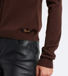 Gucci Horsebit wool cardigan