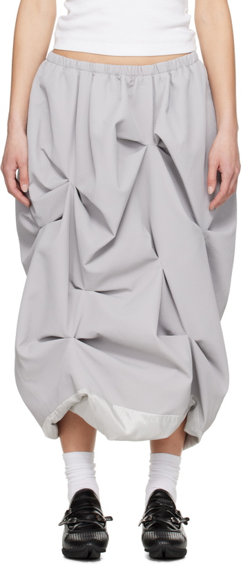 Photo: ADER error Gray Product. 73 Midi Skirt