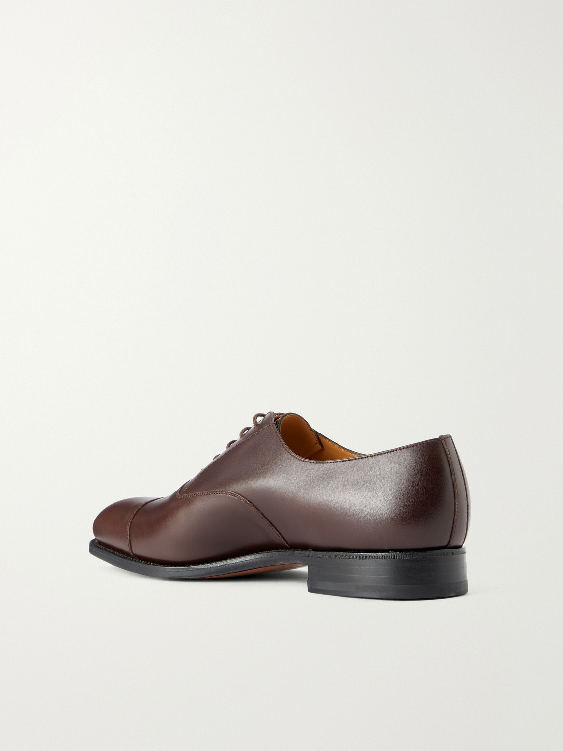 J.M. Weston - Cap Toe Leather Oxford Shoes - Brown