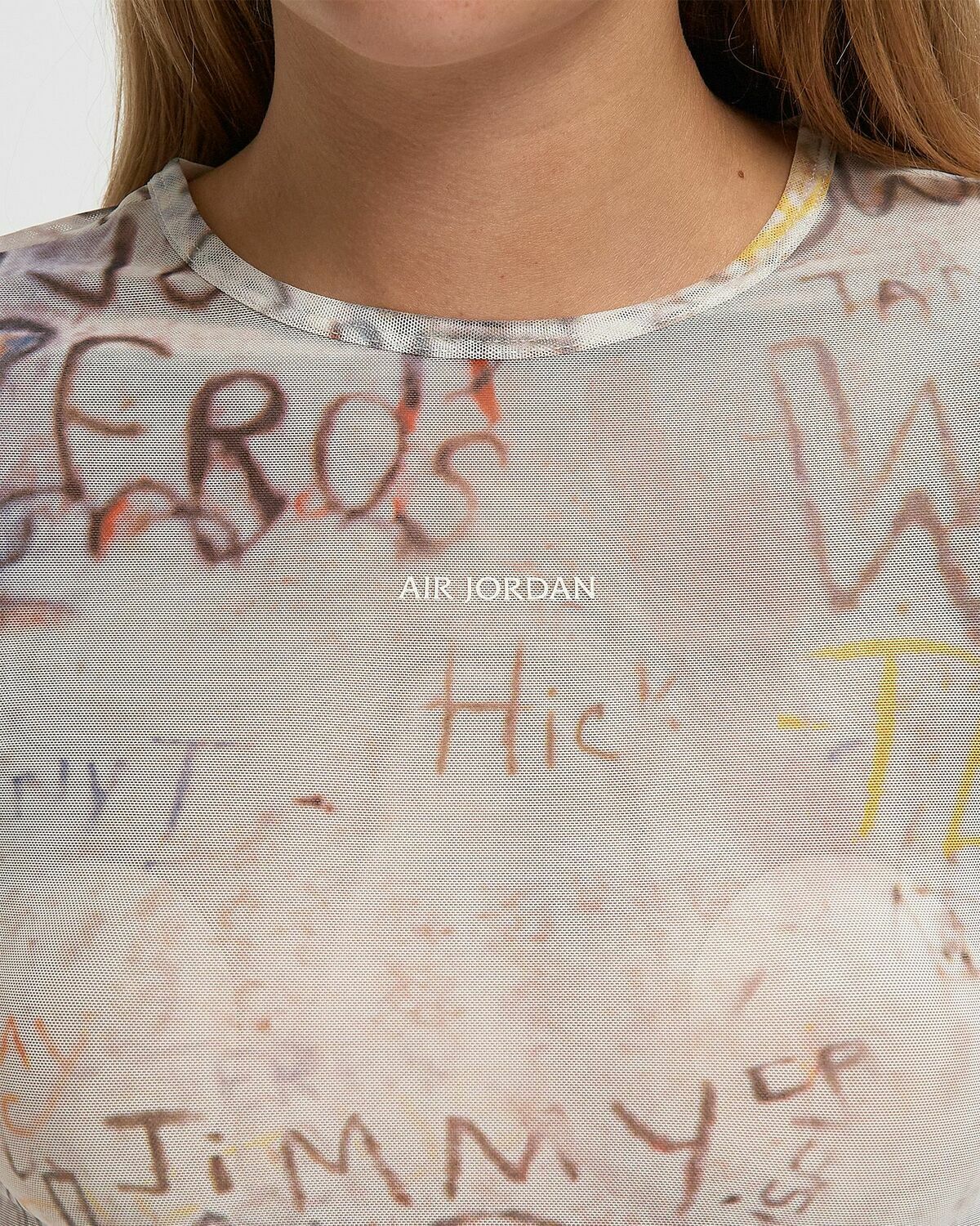 Jordan AIR JORDAN LS TOP Beige Womens Longsleefe