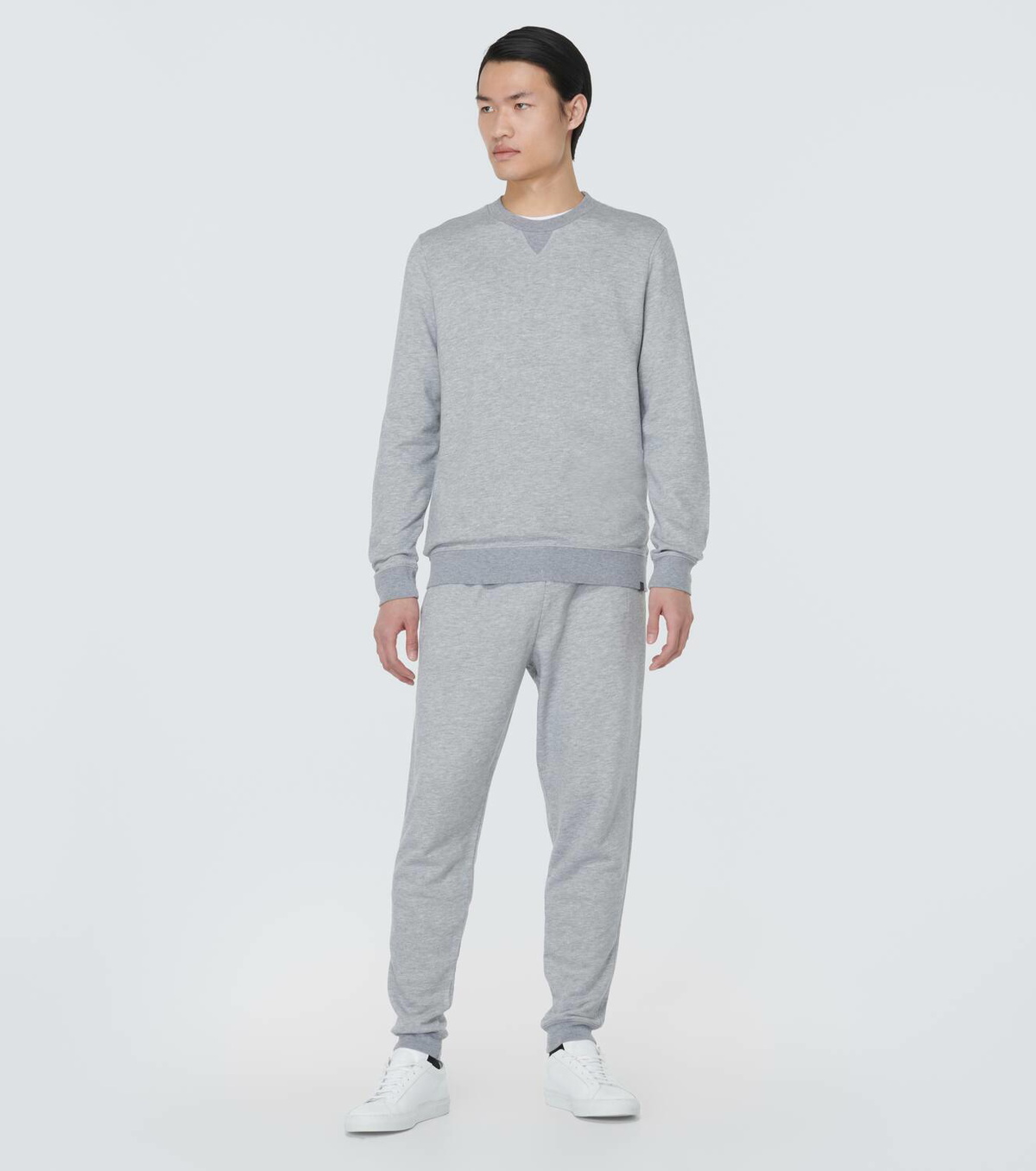 Derek Rose Quinn cotton-blend jersey sweatshirt