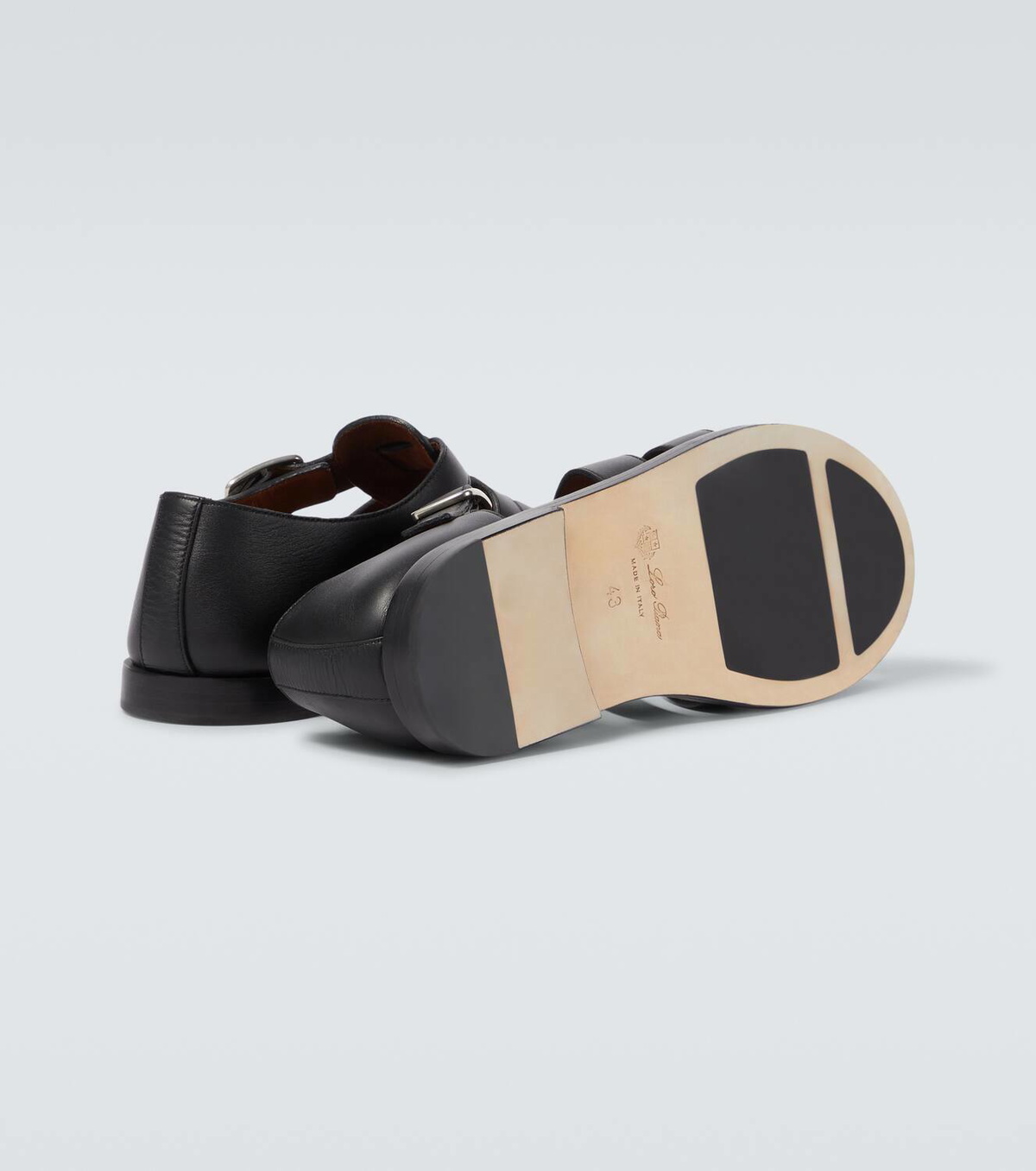 Loro Piana Maxime Walk leather fisherman sandals