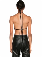OFF-WHITE - Leather Bra Top