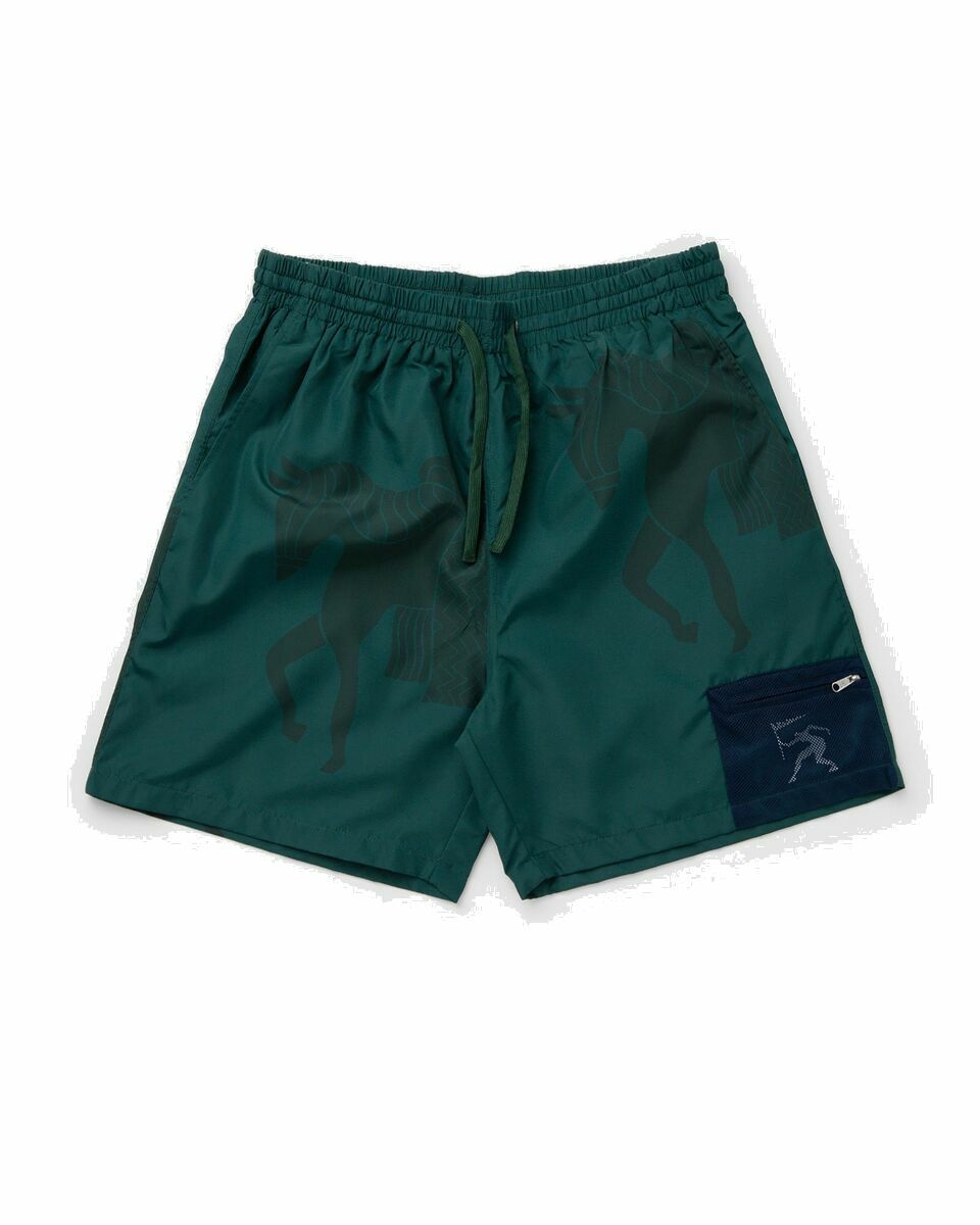 Photo: By Parra Short Horse Shorts Blue - Mens - Casual Shorts