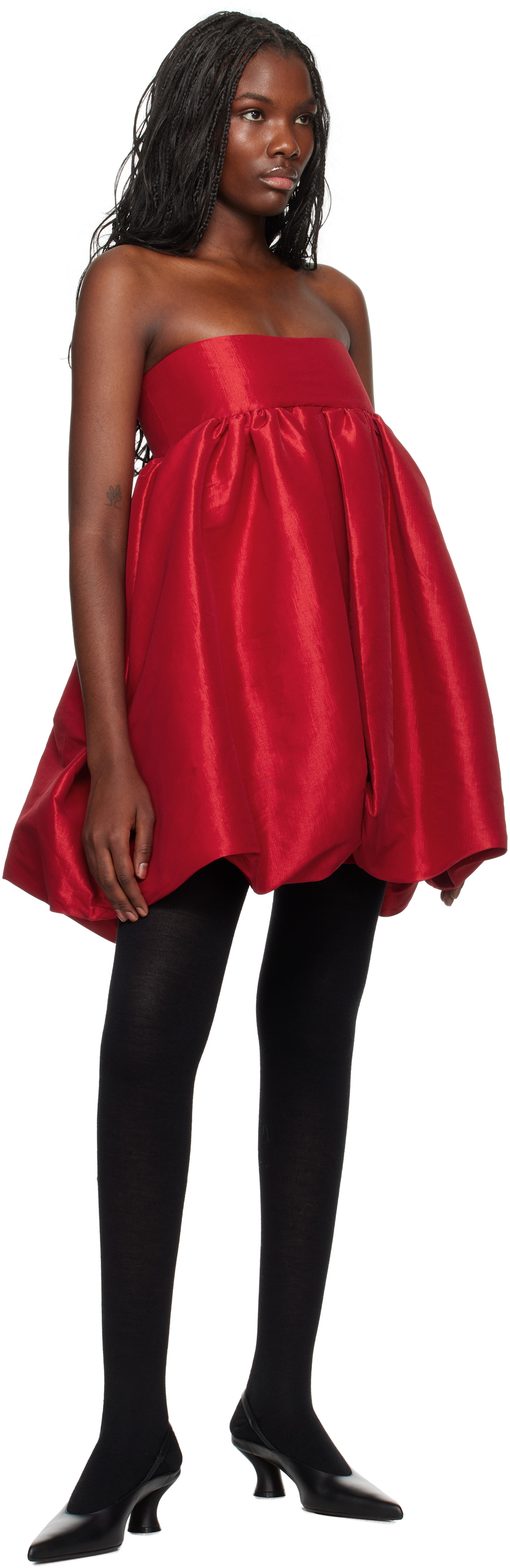 Kika Vargas SSENSE Exclusive Red Crie Minidress