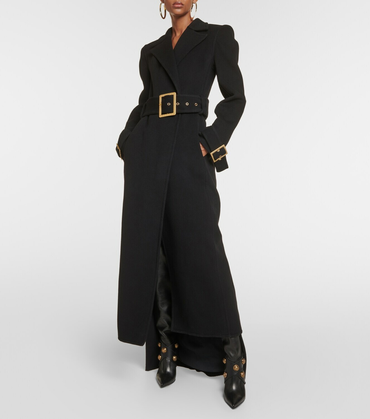 Balmain Wool and cashmere coat Balmain