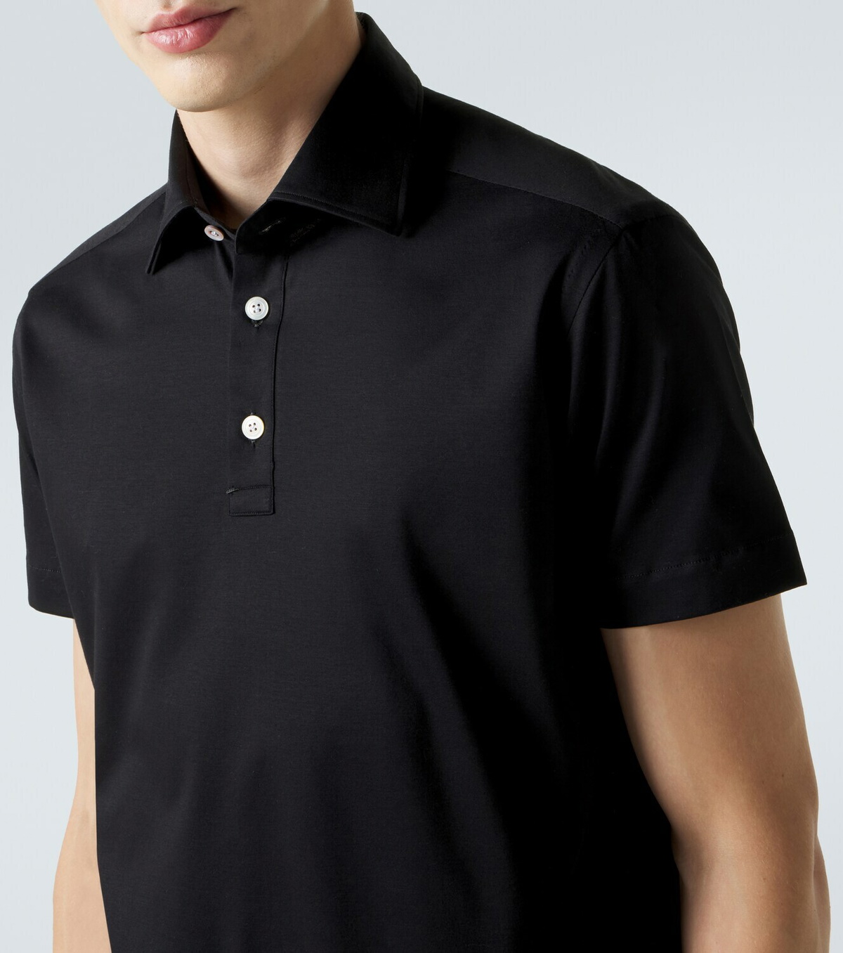 Kiton Cotton polo shirt