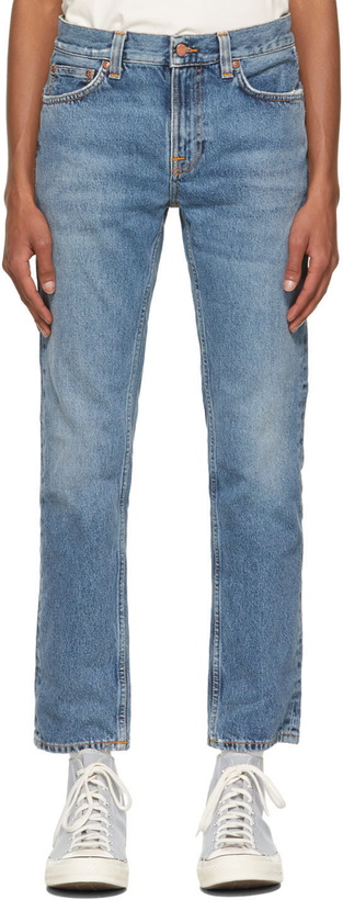 Photo: Nudie Jeans Blue Grim Tim Jeans