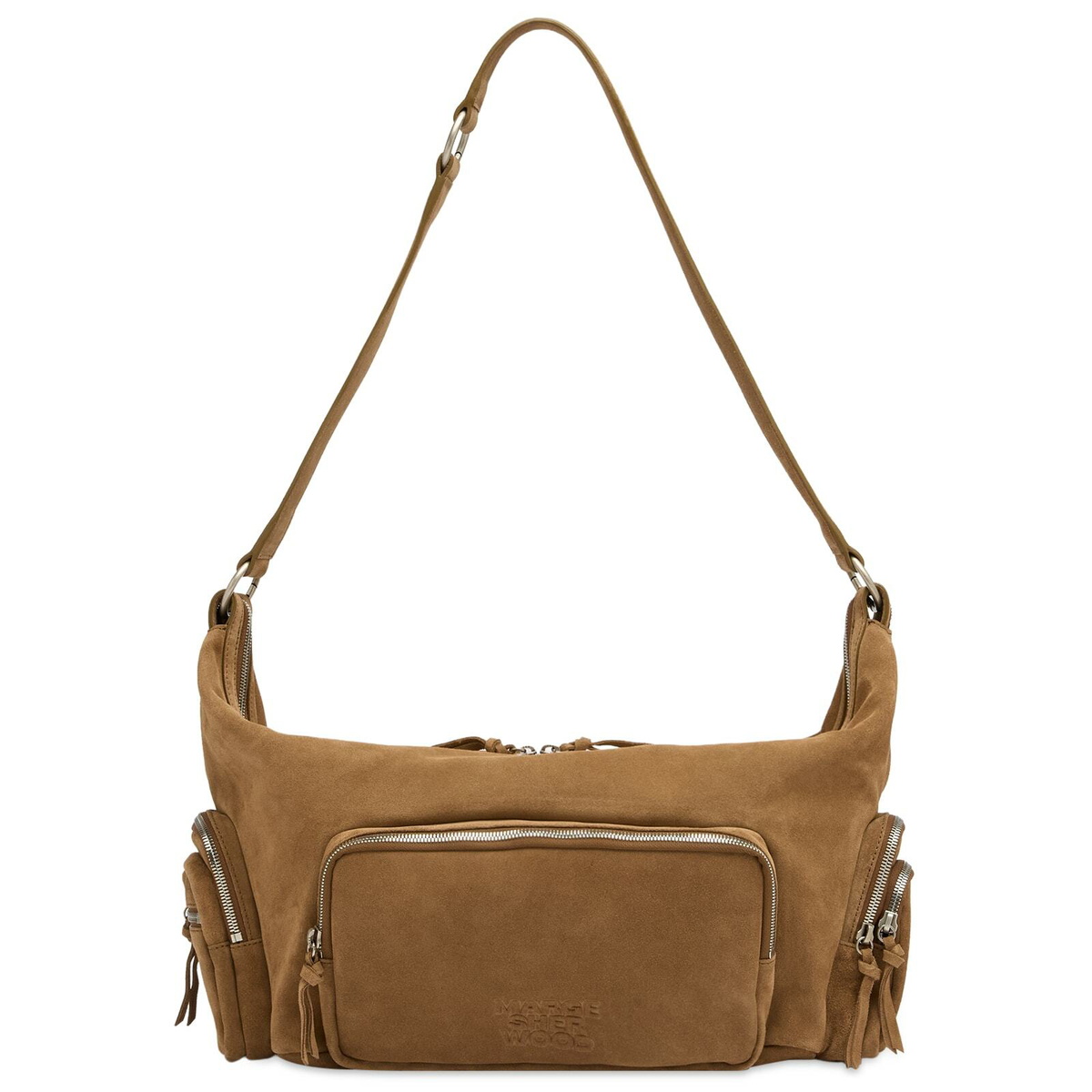 MARGESHERWOOD Women's Zipper Small Bag in Blue Dream Glossy
