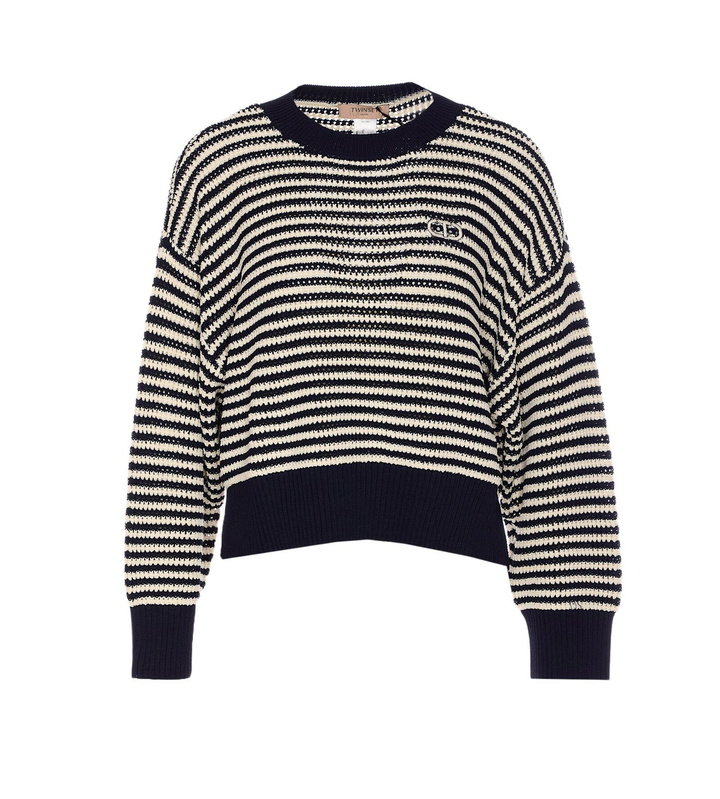 Photo: TwinSet Striped Pullover