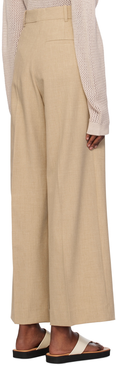 by Malene Birger Beige Cymbaria Trousers
