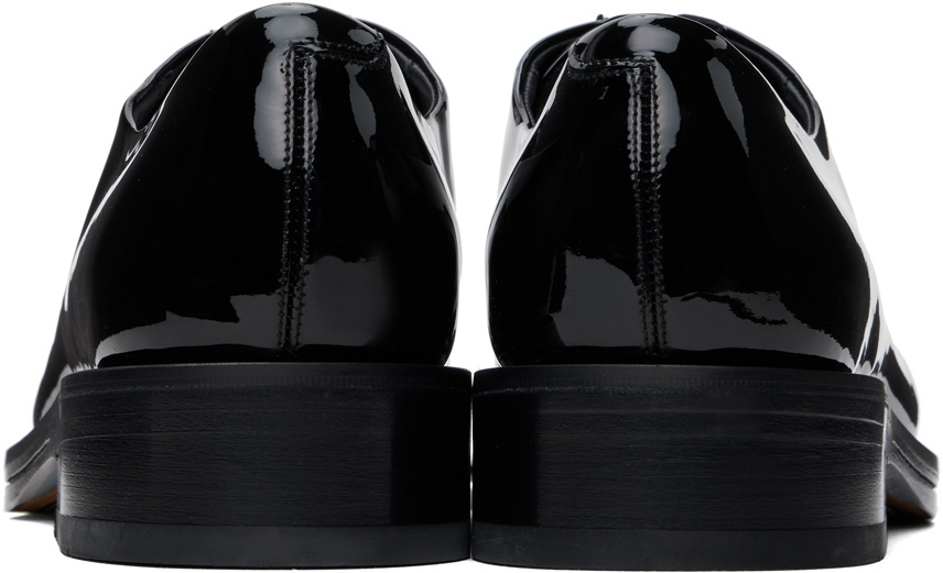 Ferragamo Black Metal Tip Oxfords Salvatore Ferragamo