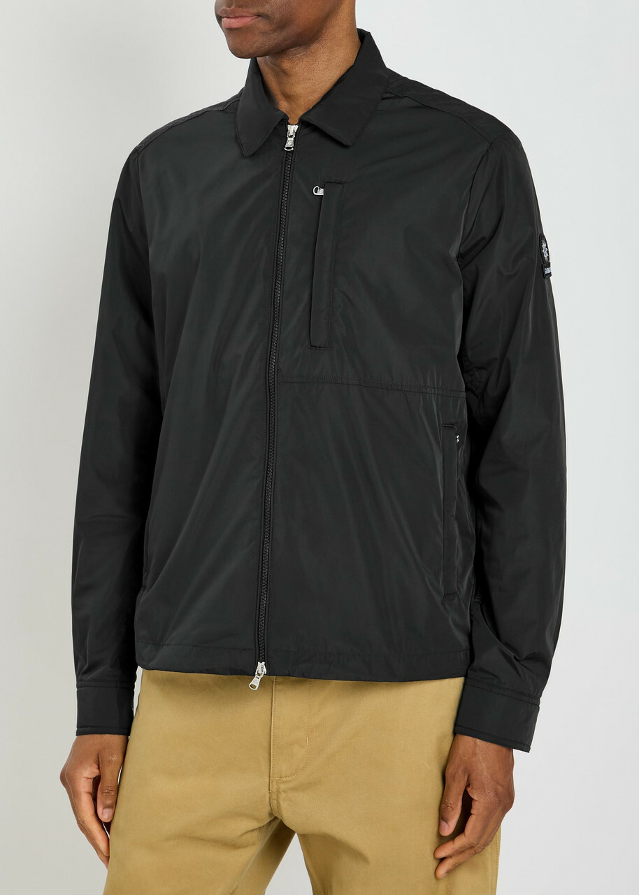 Sandbanks Logo-appliquéd Nylon Jacket Black
