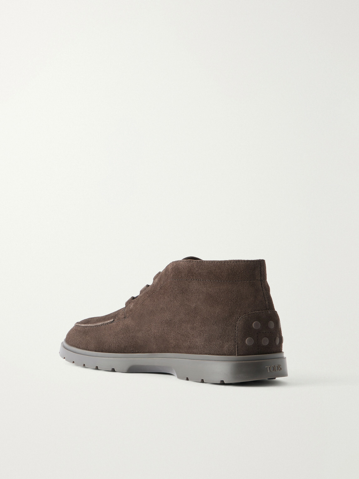 Tod's - Suede Lace-Up Boots - Brown