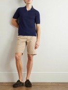 Incotex - Straight-Leg Linen and Cotton-Blend Twill Bermuda Shorts - Neutrals