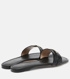 Tom Ford Julianne croc-effect leather slides